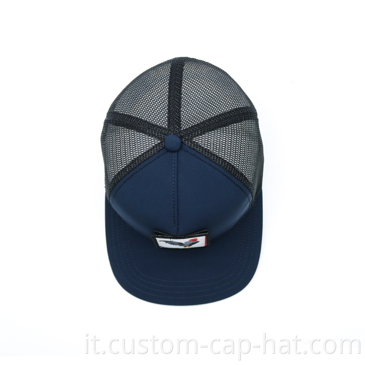 blue trucker cap